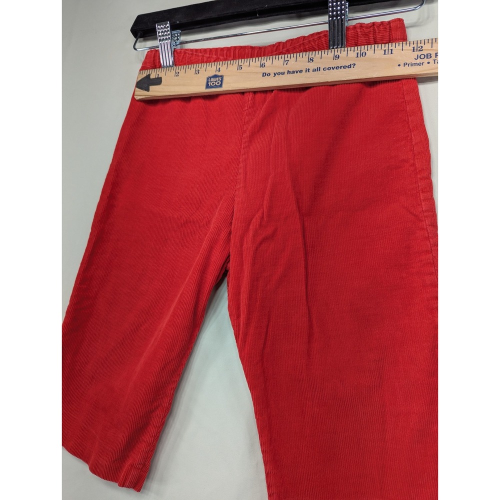 Vintage Red Corduroy Tunic and Pants Set 12 Months Holiday Retro Classic - Picture 6 of 9